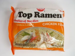 Dried Top Ramen Packet