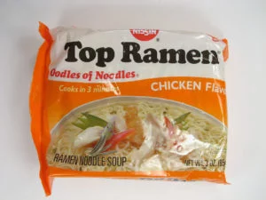 Dried Top Ramen Packet