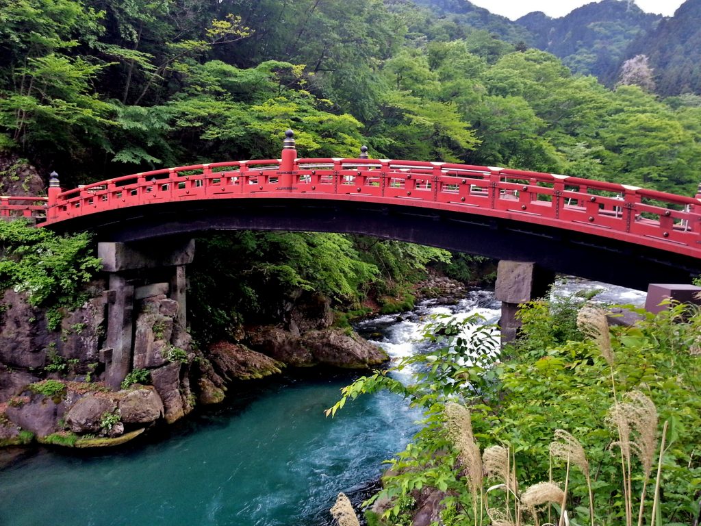 Shinkyo Bridge in Nikko Japan