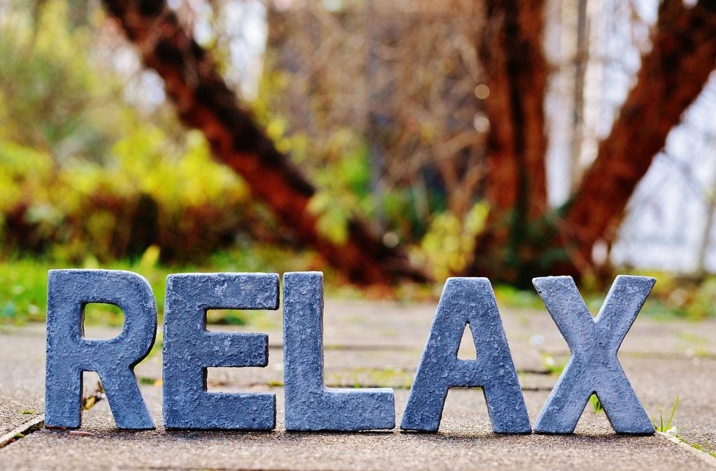 Relax sign