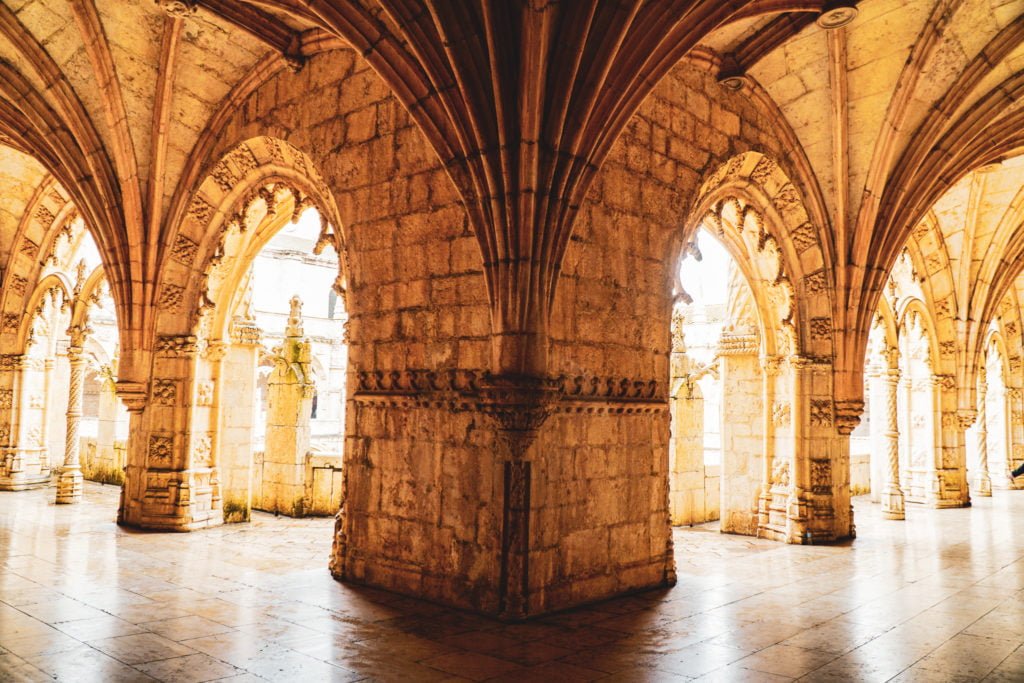 Limestone archways