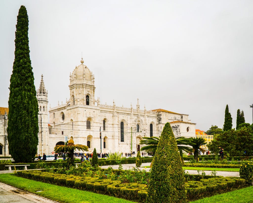 Jeronimos Monastery in Lisbon Portugal.