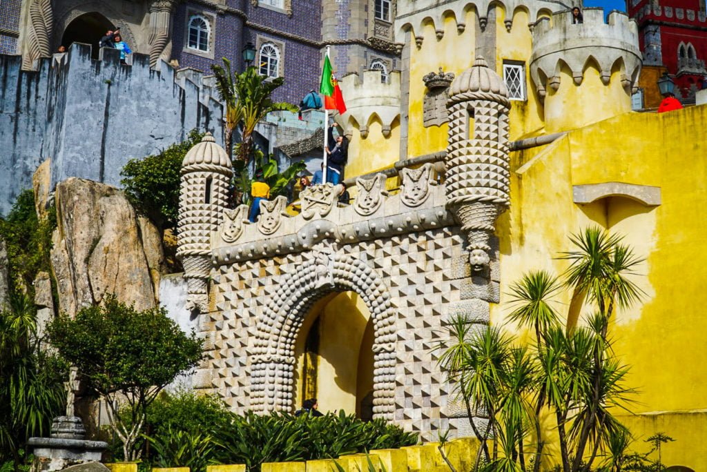 Archway entrance to the Palace of Pena