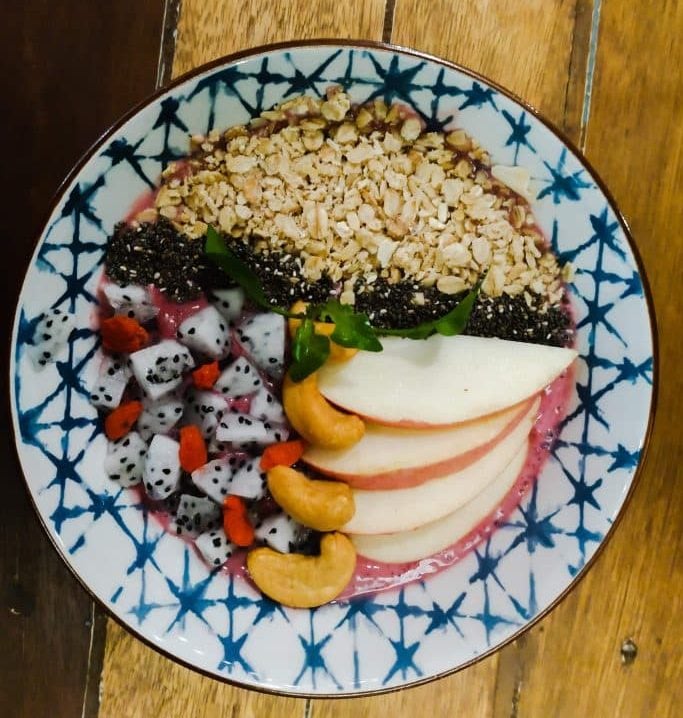 Eco-Friendly Mixed Berry Acai bowl