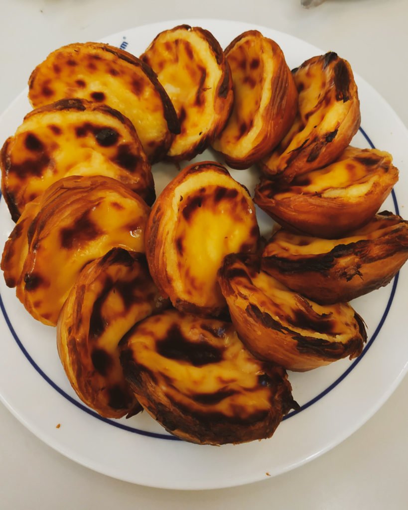 Pasteis from Pasteis de Belem in Lisbon