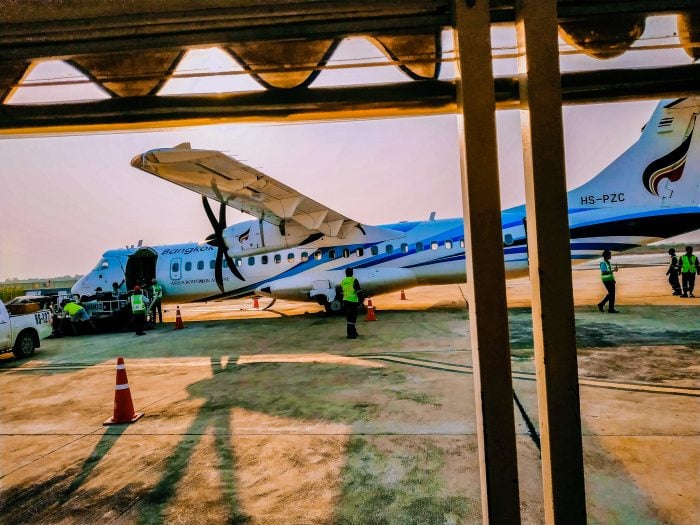 Sukhothai runway at the airport