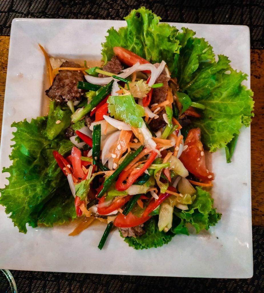 Thailand's crying tiger spicy beef salad