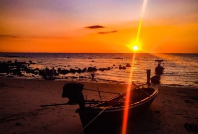 Sunset Koh Lanta Beach in Thailand