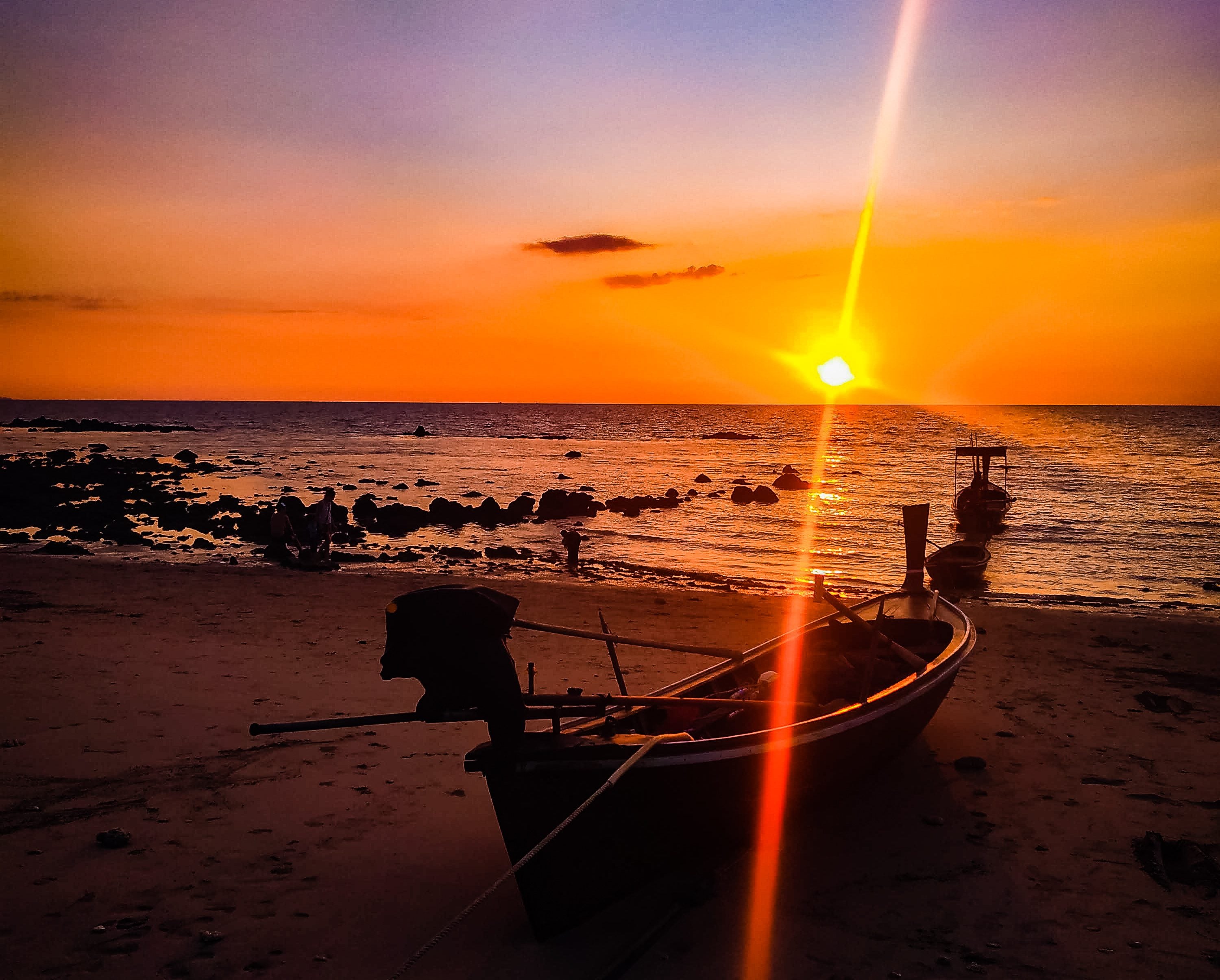 Sunset Koh Lanta Beach in Thailand