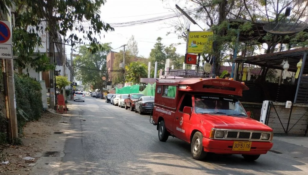 Red Truck Taxi Songthaew