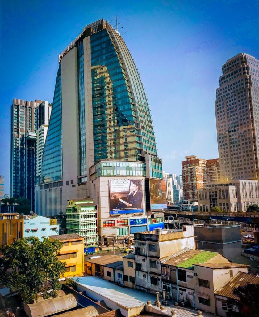 Bangkok City Skyline from Terminal 21