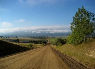 Dirt Road in Montana Travel Somewhere