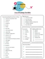 Travel Planning Checklist