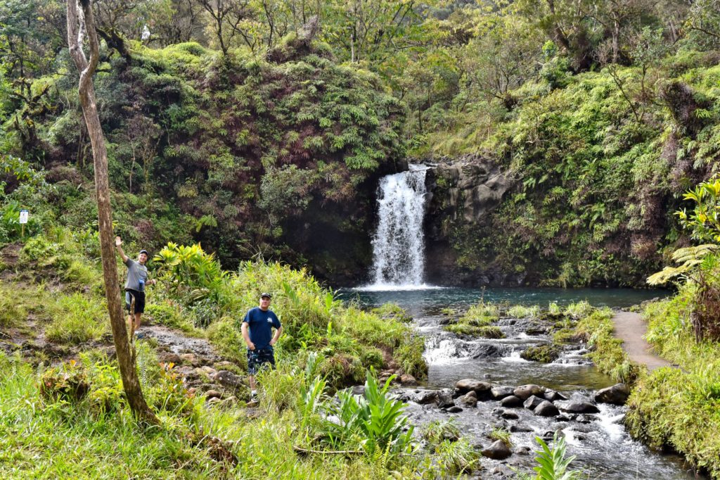 Waterfalls on the road to Hana