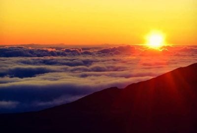 Sunrise at Haleakala National Park Maui