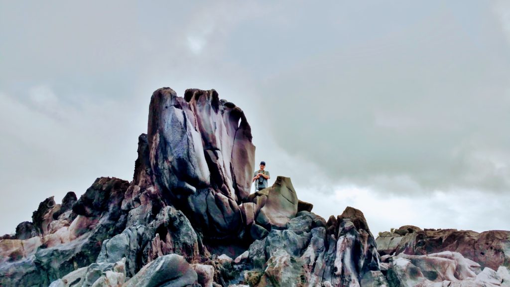 Lava rocks at Dragon's Tooth Trail by D.T. Fleming Park