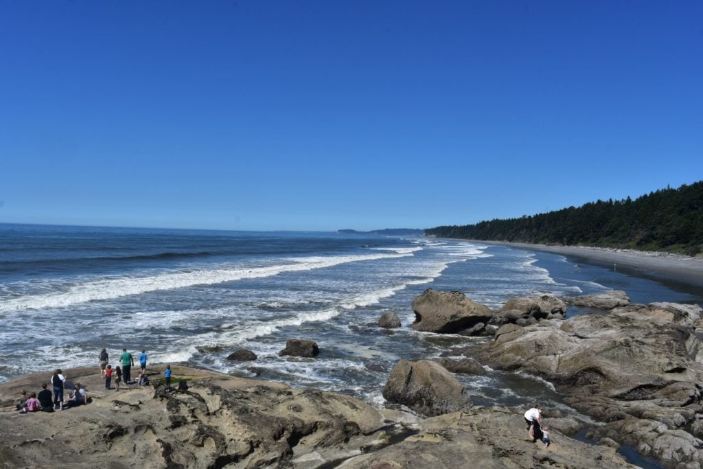 A view of Olympic coastline