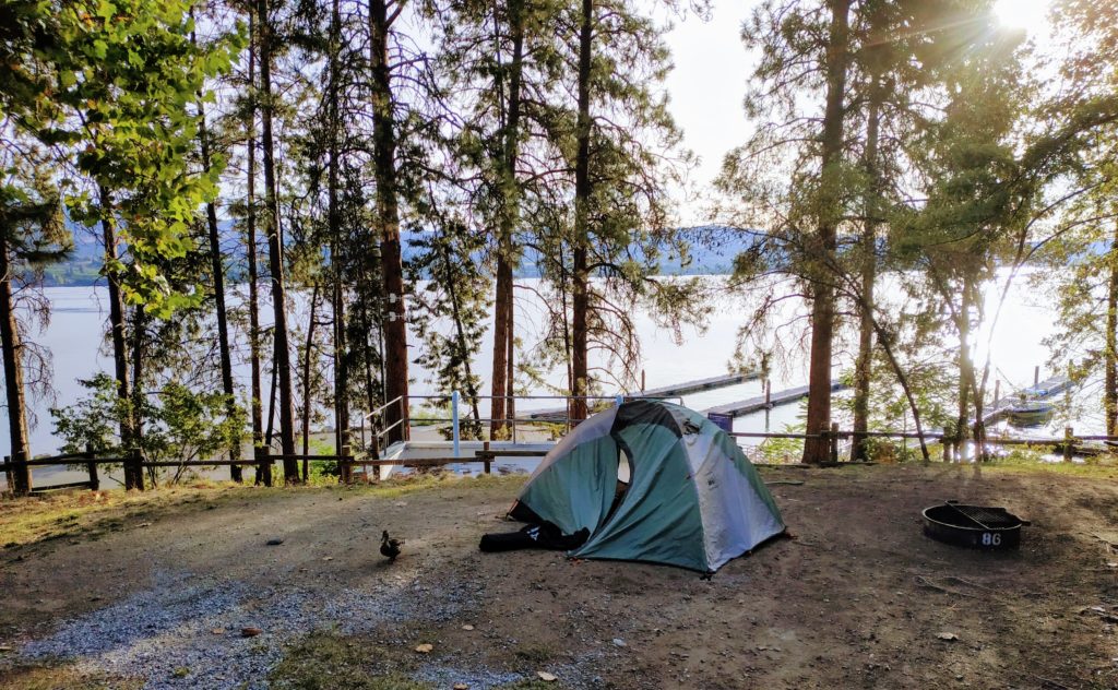 Lake Chelan State Park Campsite