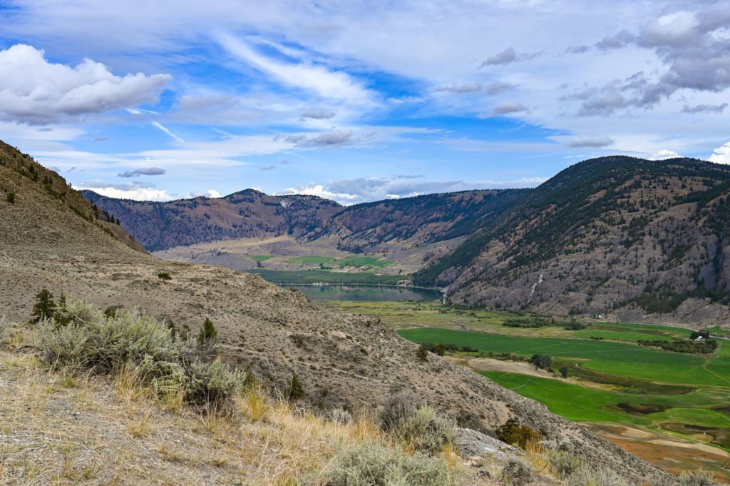 Palmer Lake from above