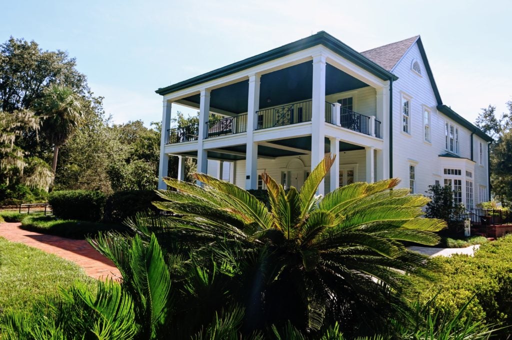 Leu Museum House with cycad in front