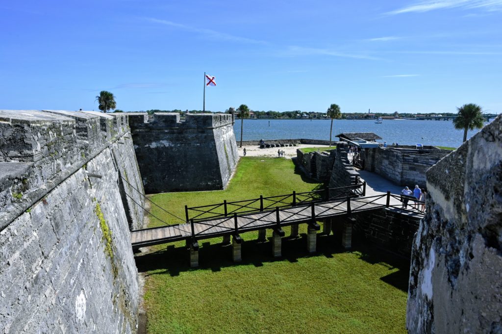 A view from for Castillo de San Marcos.