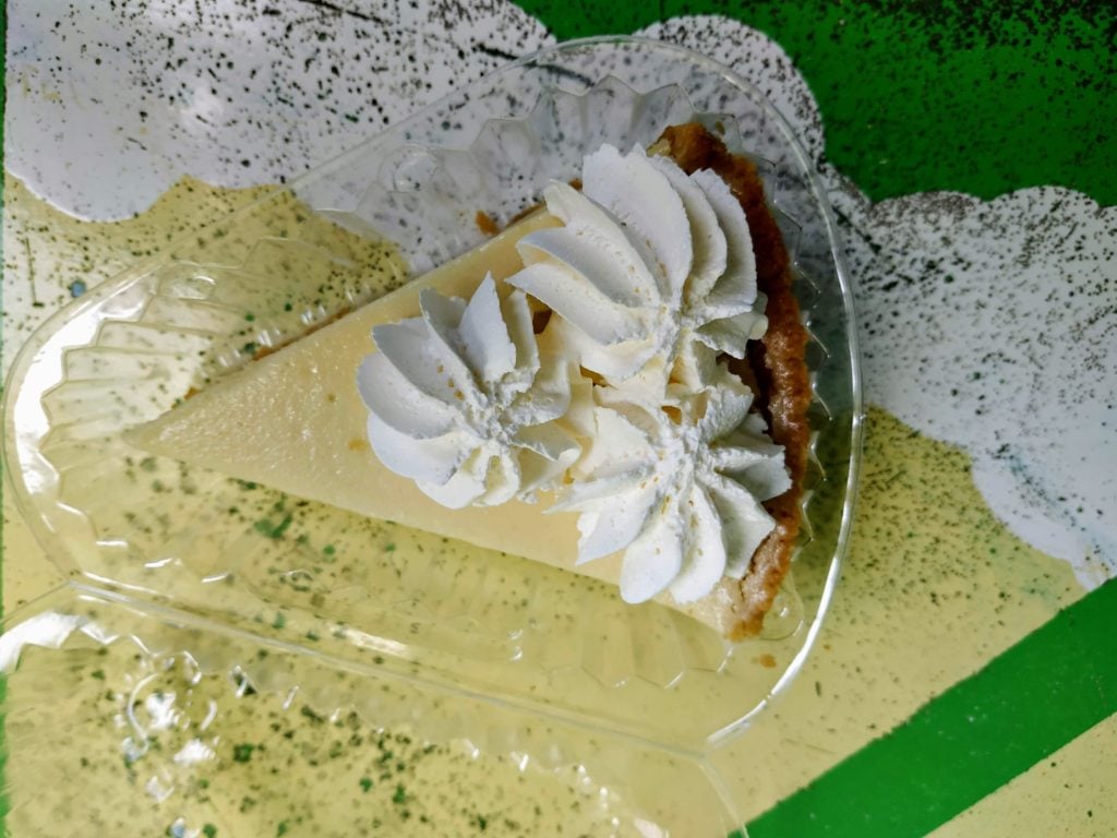 Slice of key lime pie from Kermit's Key Lime Pie in Key West