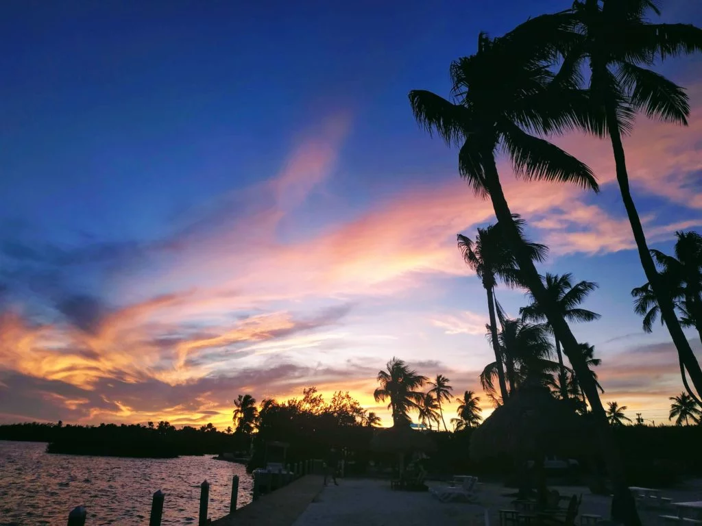 Sunset on Islamorada in Florida Keys