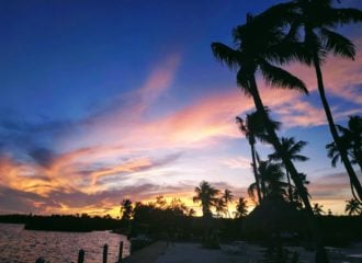 sunset on Islamorada Florida Keys