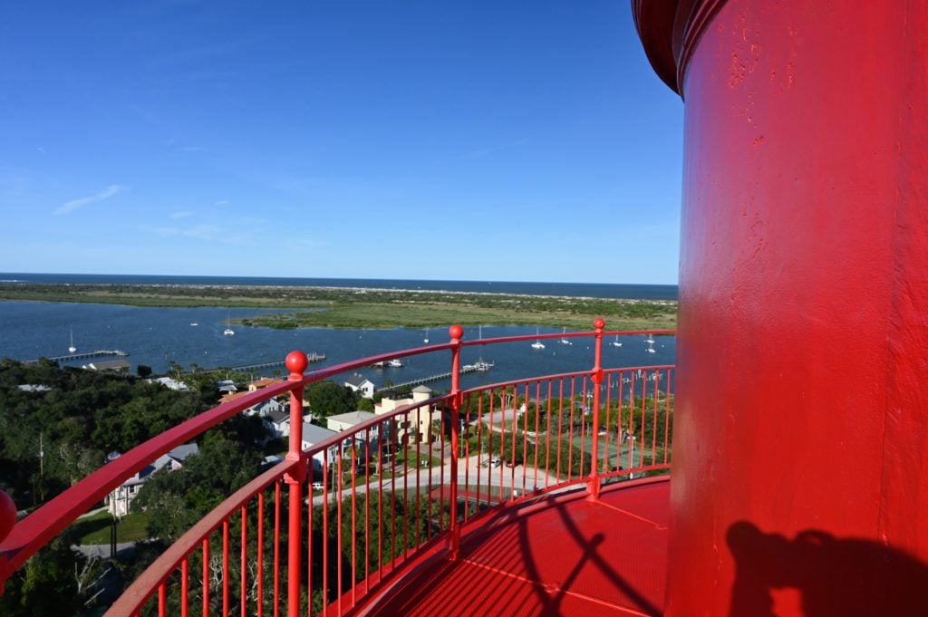 View from the top of the St. Augustine Lighthouse