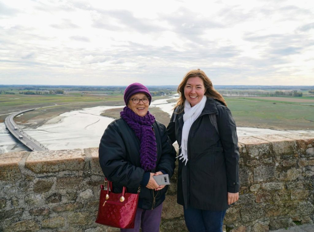 My friend Angela and her French friend Bernadette