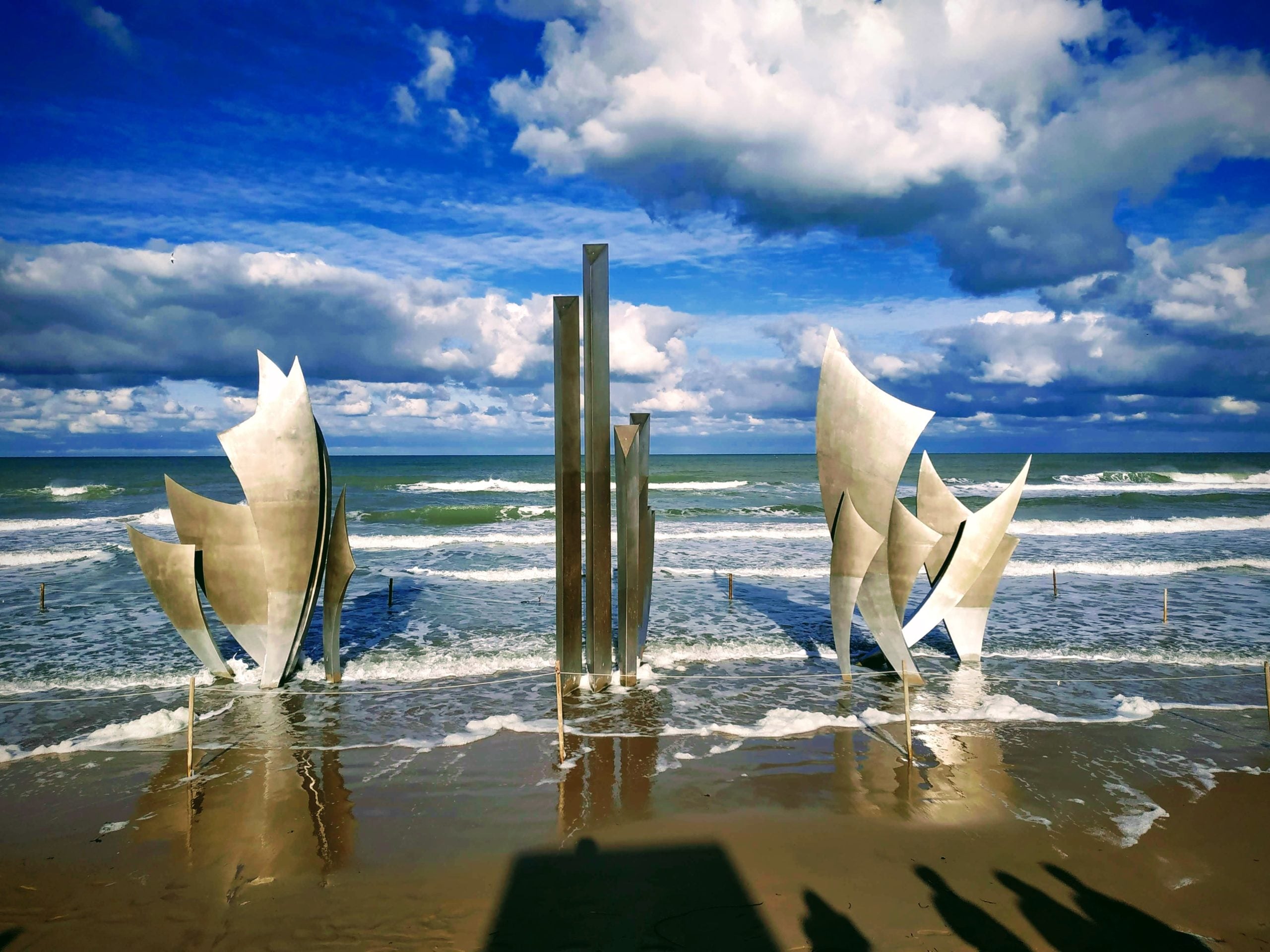 memorial at Omaha Beach Normandy France