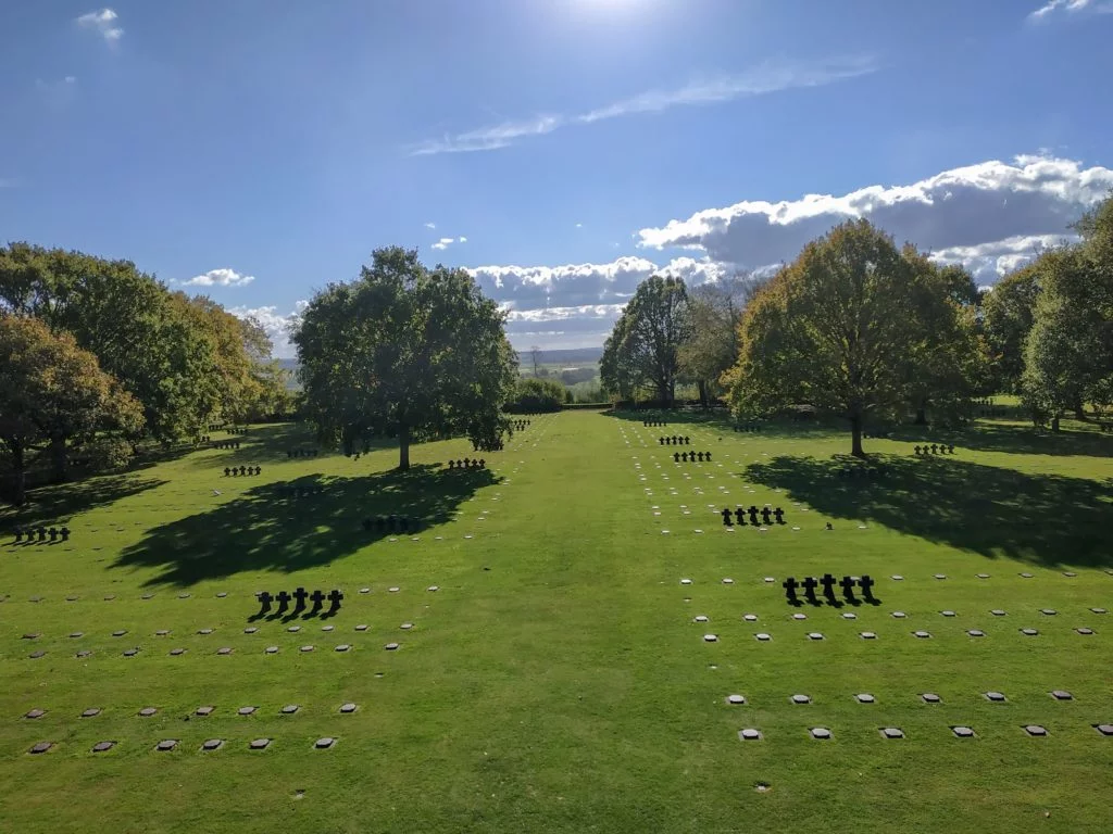 La Cambe German War Cemetery at D-Day Normandy