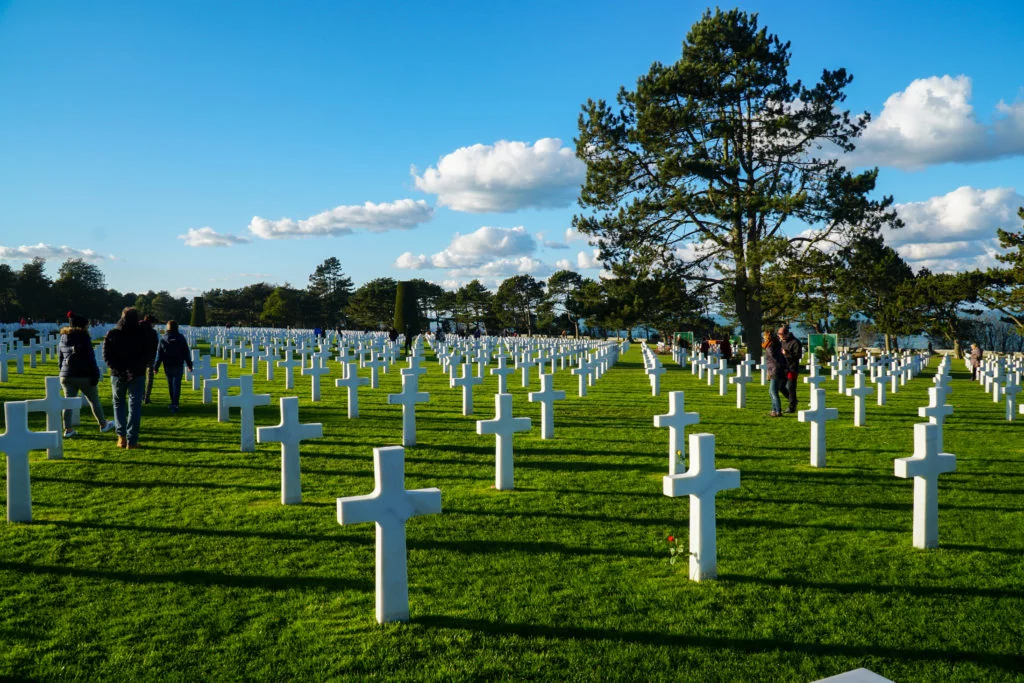 Normandy American Cemetery for WWII