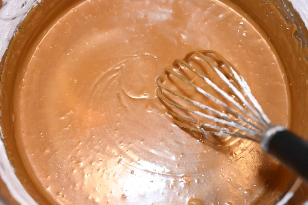 whisked coffee icing