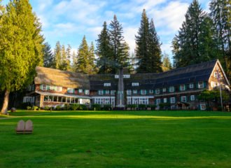 View of Lake Quinault Lodge