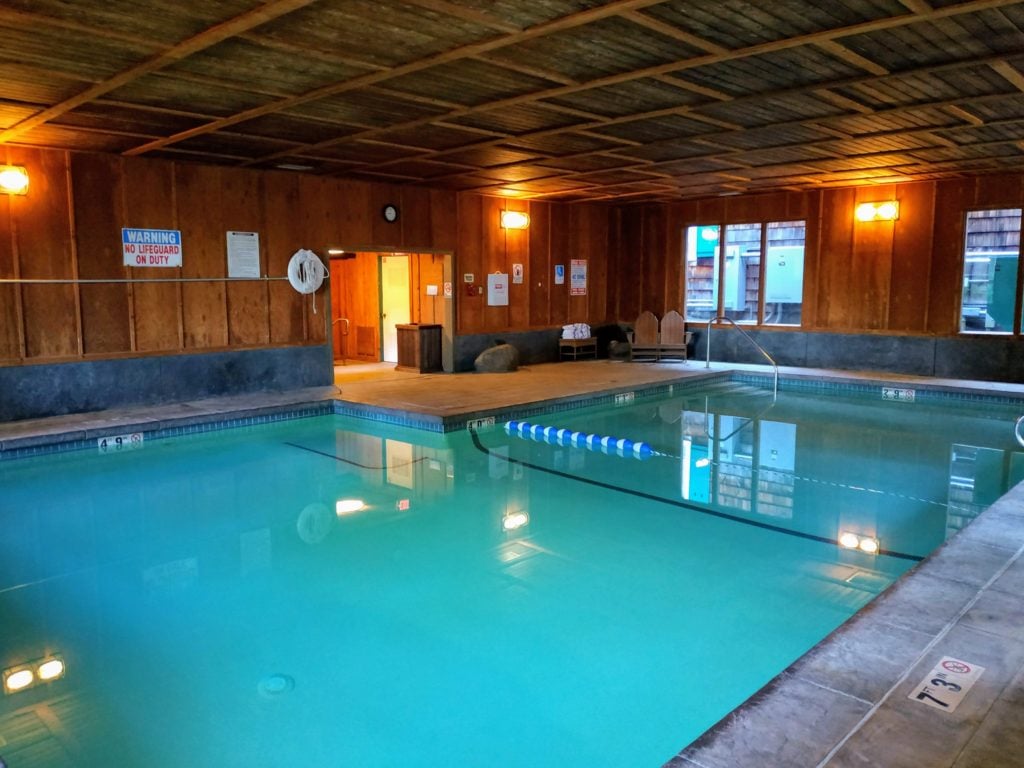 Pool at the Lake Quinault Lodge