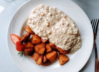 biscuits and gravy Roosevelt Dining Room