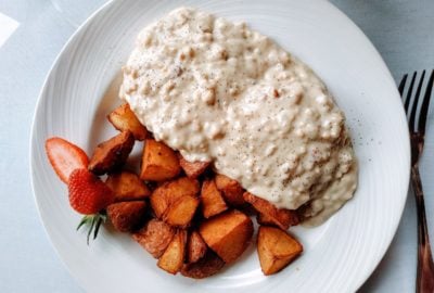 biscuits and gravy Roosevelt Dining Room