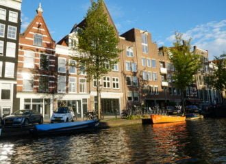 Amsterdam water canal