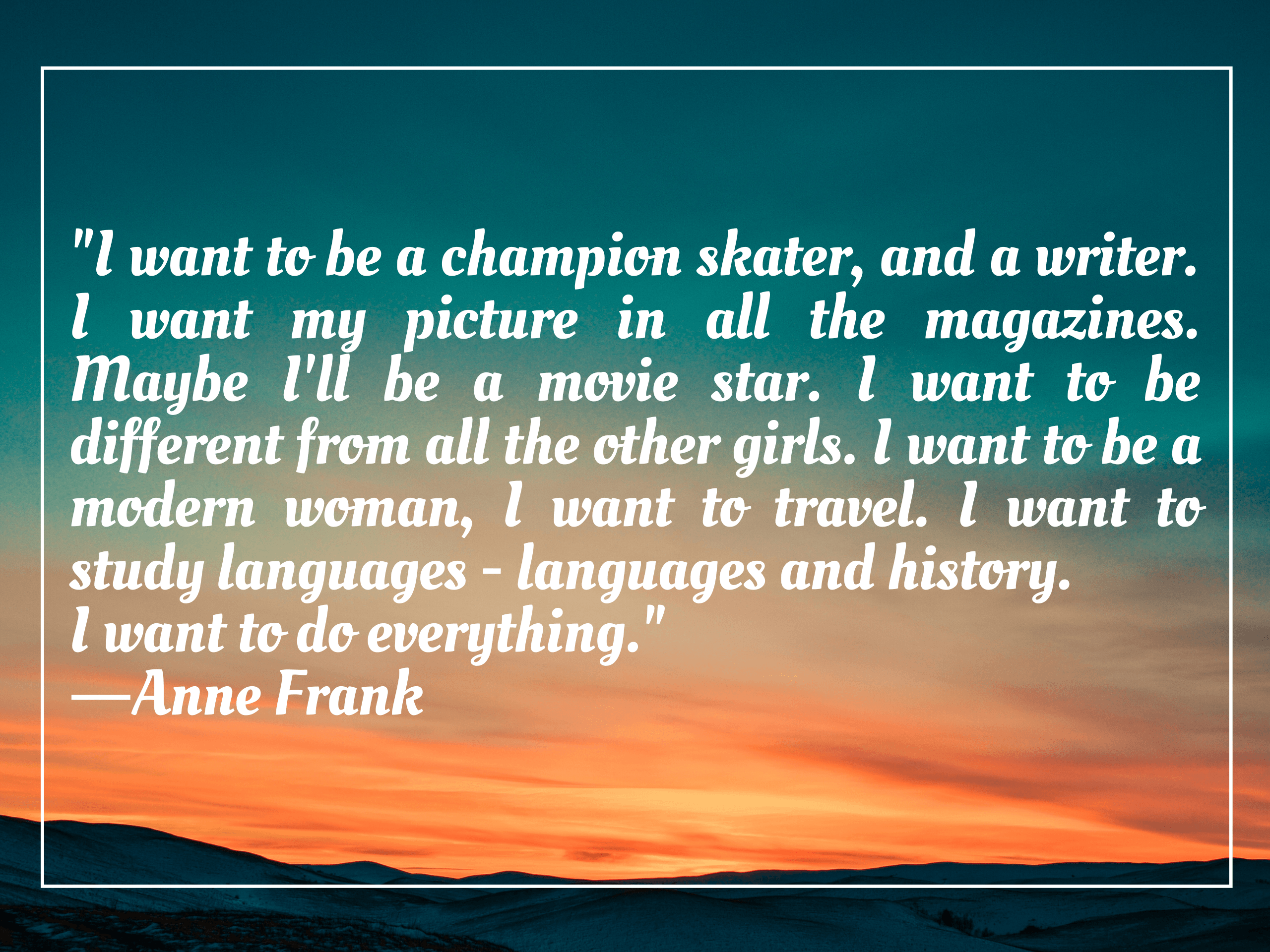 Quote from Anne Frank