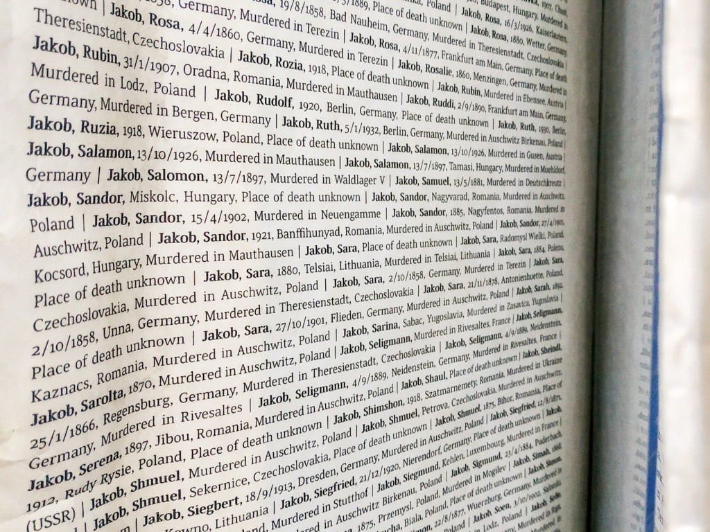 The Holocaust Book of Names
