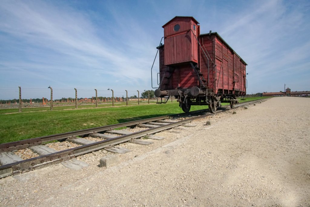 cattle car at Birkenau