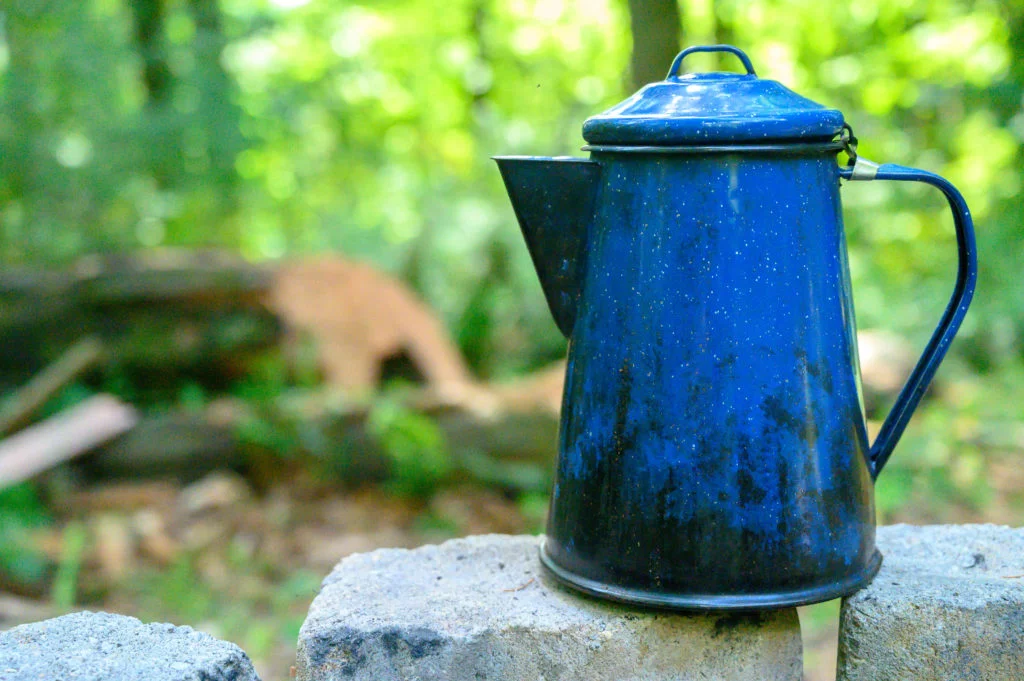 Campfire coffee pot