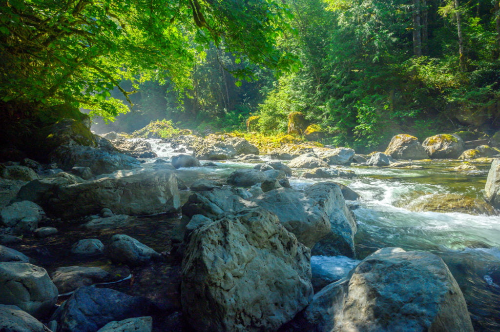 river stop along twin falls hike