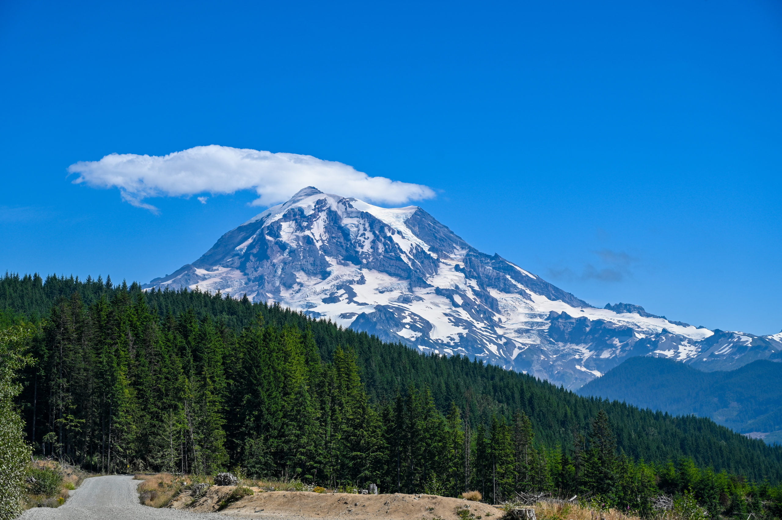 Mt Rainier from Hwy 165