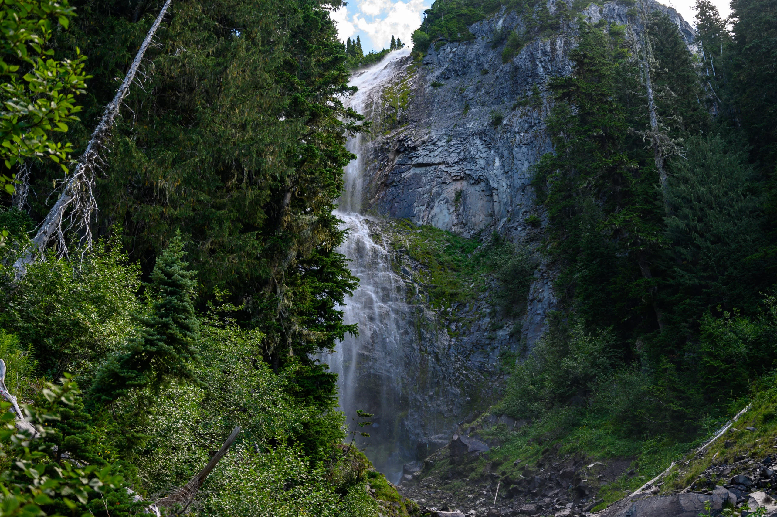 Spray Falls at Mt Rainier