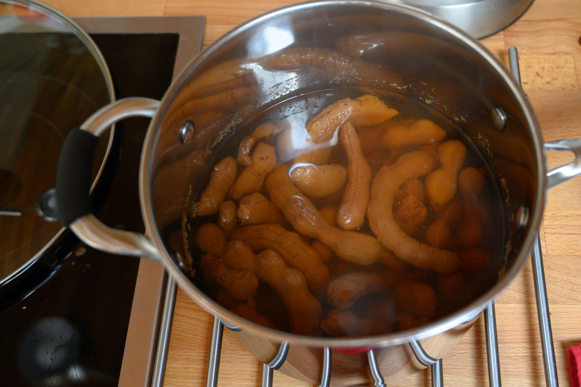 tamarind agua concentrate in a saucepan