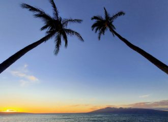 sunset kahana maui