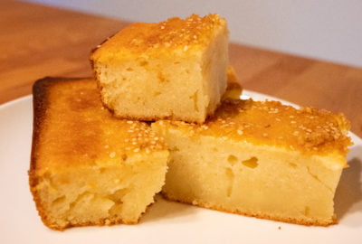 hawaiian coconut custard mochi