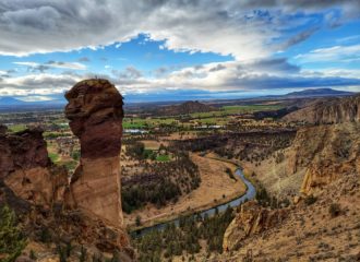 Views of Smith Rock State Park and Monkey Face